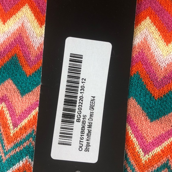 Nasty Gal Stripe Knitted Midi Dress w/ Tags - Picture 5 of 7